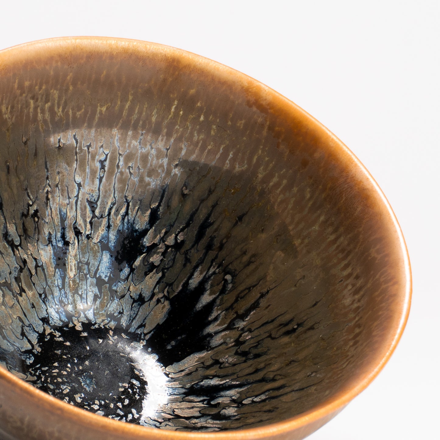 抹茶碗　天目"釉溜まり"4B　桶谷定一 KOTOPOTTER