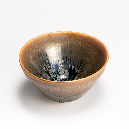 抹茶碗　天目"釉溜まり"4B　桶谷定一 KOTOPOTTER