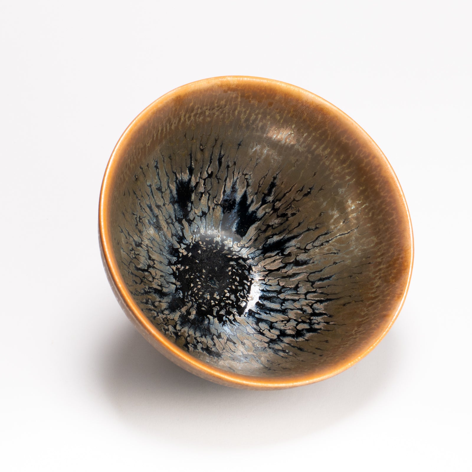 抹茶碗　天目"釉溜まり"4B　桶谷定一 KOTOPOTTER