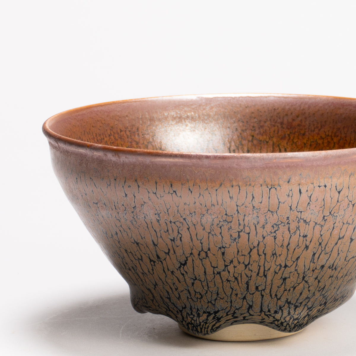 抹茶碗　天目"釉溜まり"4C　桶谷定一 KOTOPOTTER