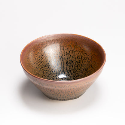 抹茶碗　天目"釉溜まり"4C　桶谷定一 KOTOPOTTER