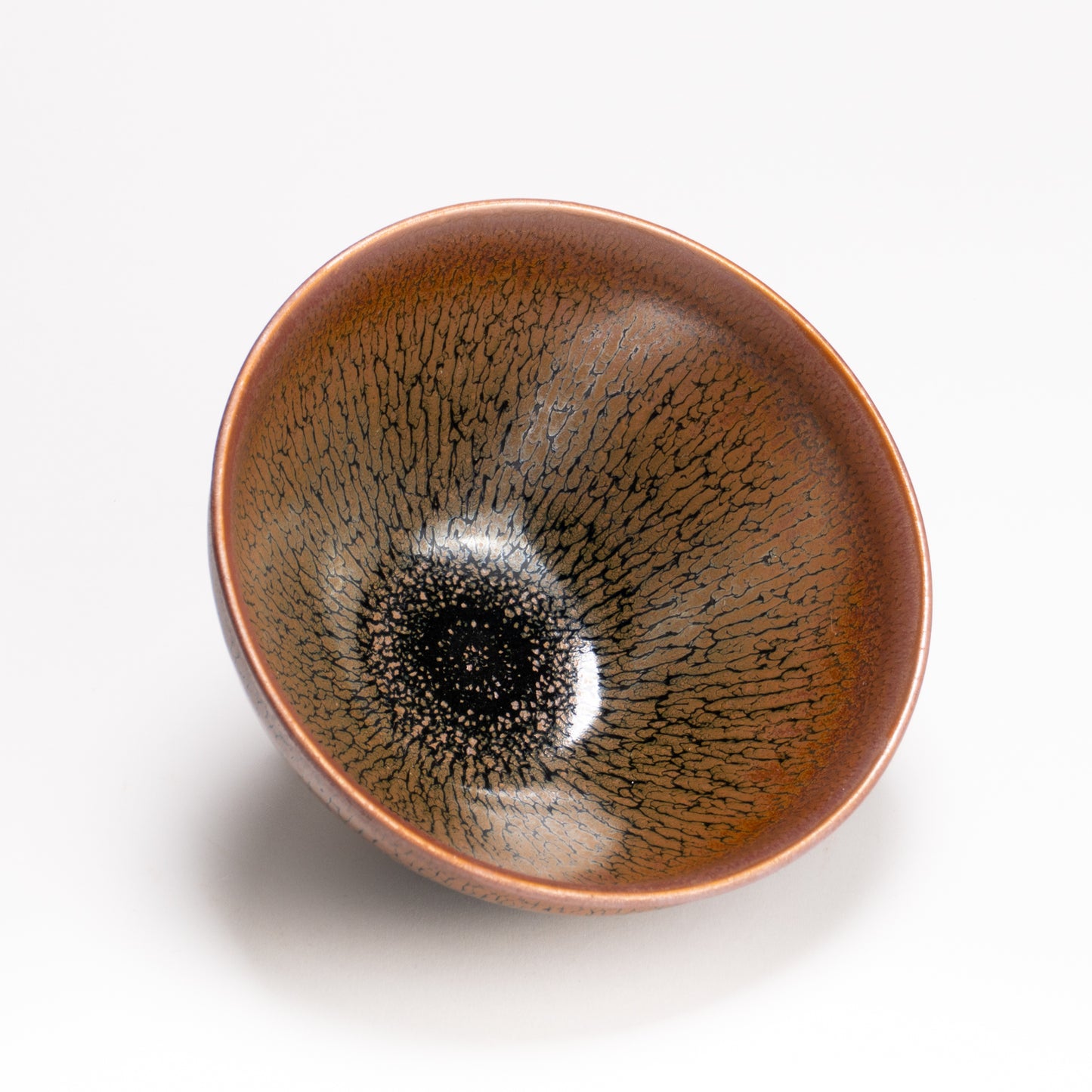 抹茶碗　天目"釉溜まり"4C　桶谷定一 KOTOPOTTER