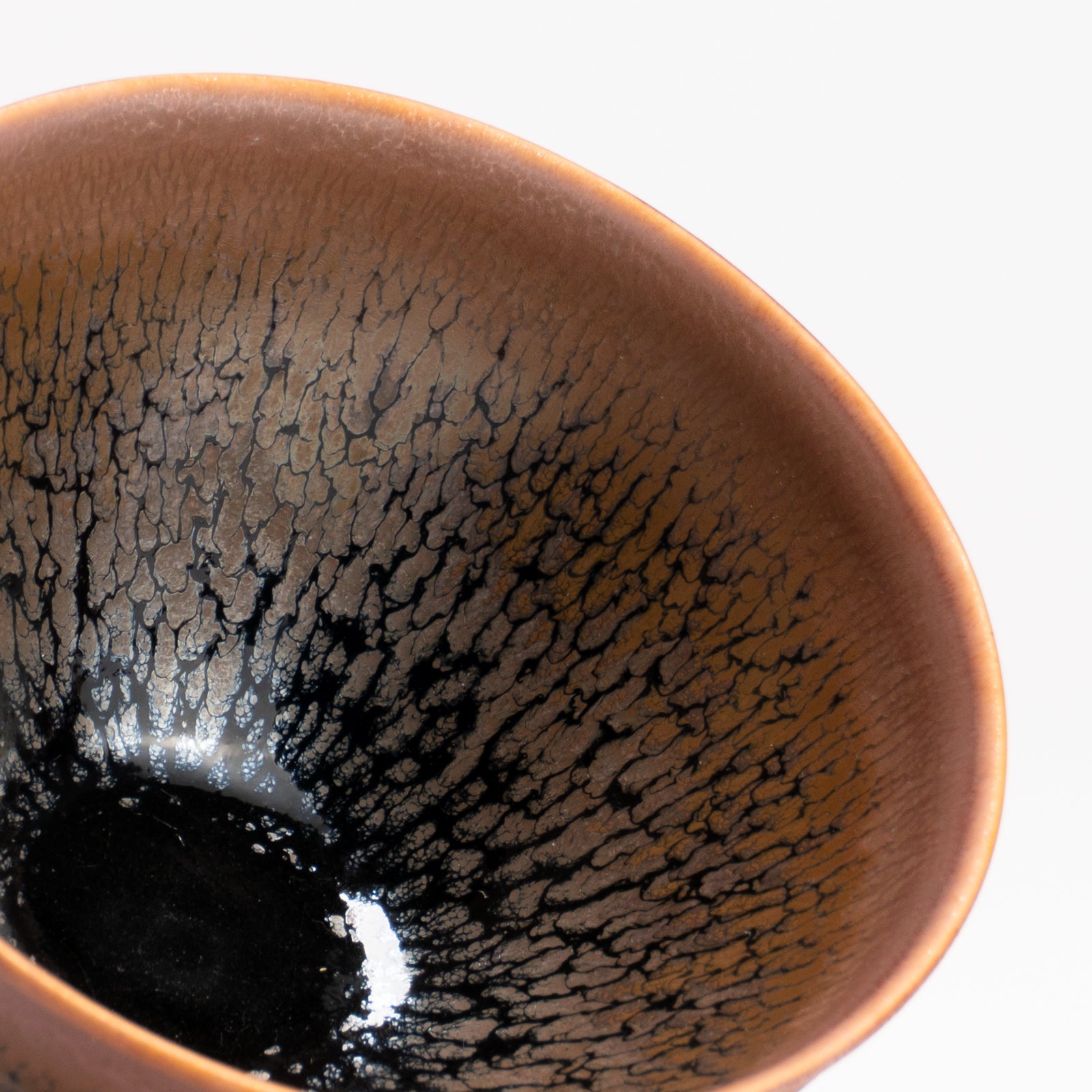 抹茶碗　天目"釉溜まり"4D　桶谷定一 KOTOPOTTER