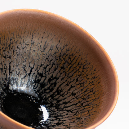 抹茶碗　天目"釉溜まり"4D　桶谷定一 KOTOPOTTER