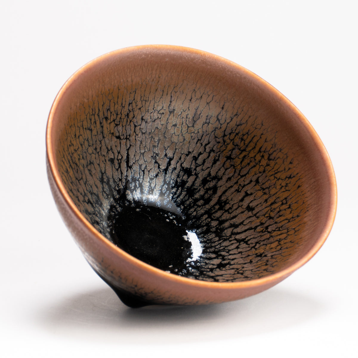 抹茶碗　天目"釉溜まり"4D　桶谷定一 KOTOPOTTER
