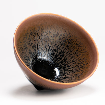 抹茶碗　天目"釉溜まり"4D　桶谷定一 KOTOPOTTER