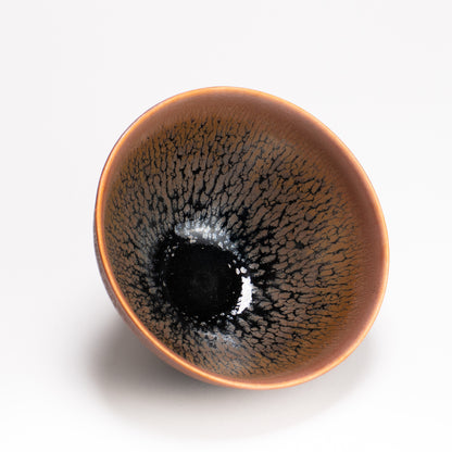 抹茶碗　天目"釉溜まり"4D　桶谷定一 KOTOPOTTER