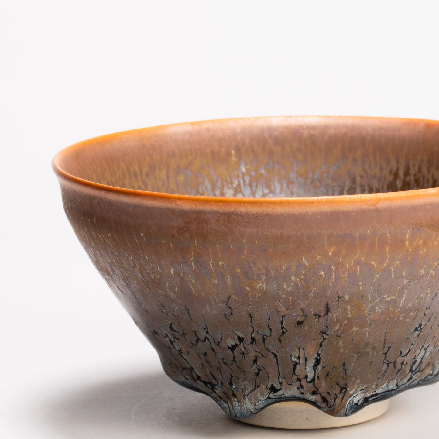 抹茶碗　天目"釉溜まり"4E　桶谷定一 KOTOPOTTER