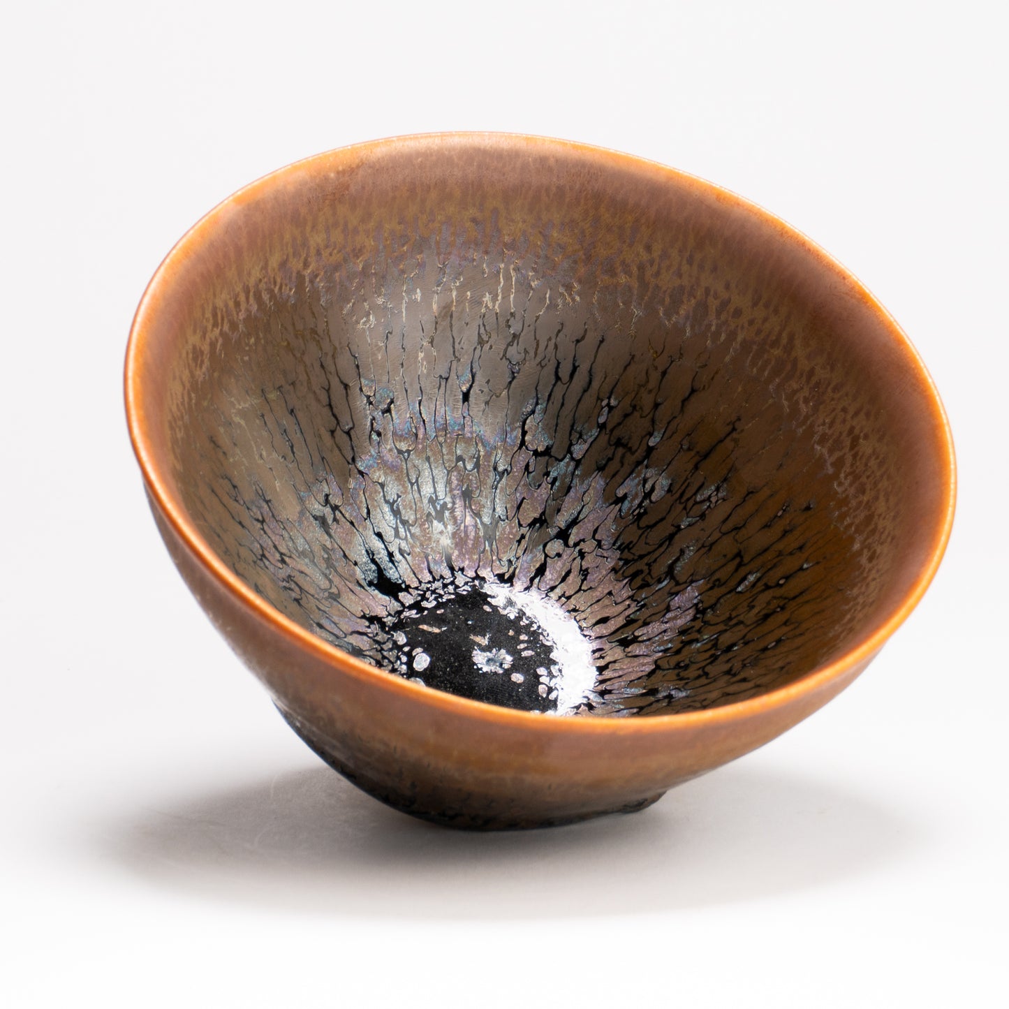 抹茶碗　天目"釉溜まり"4E　桶谷定一 KOTOPOTTER