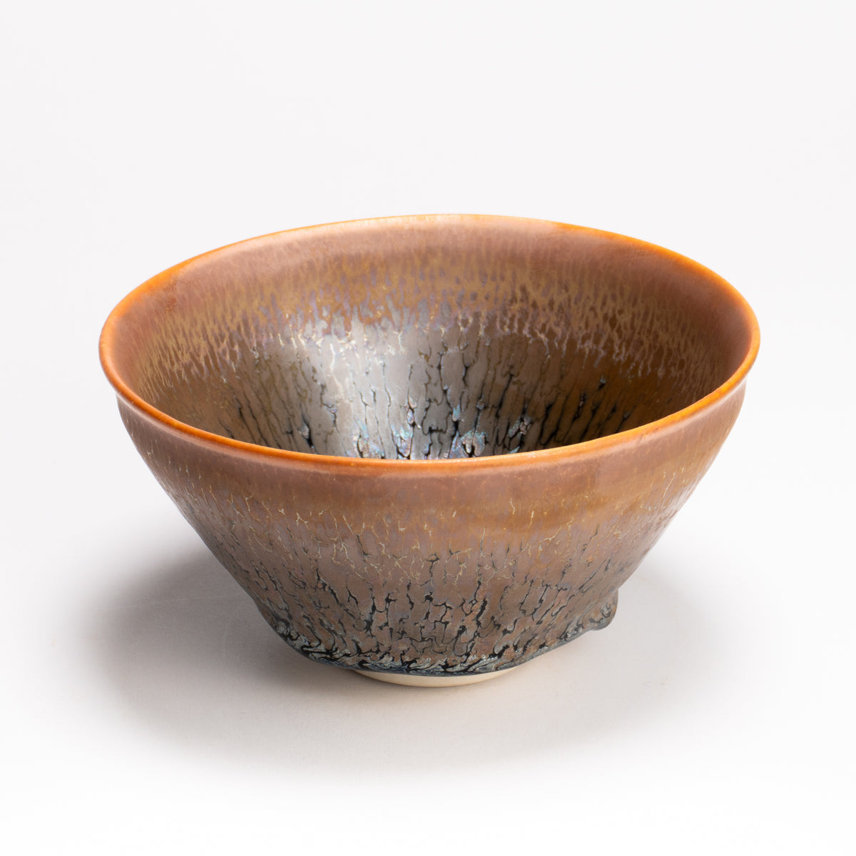 抹茶碗　天目"釉溜まり"4E　桶谷定一 KOTOPOTTER