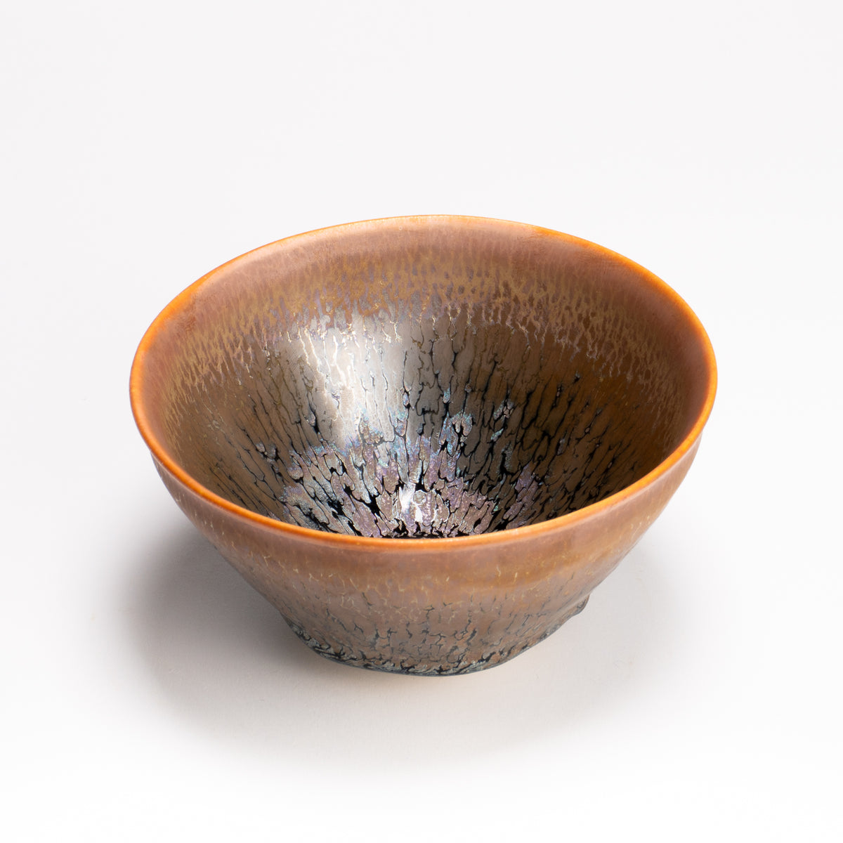 抹茶碗　天目"釉溜まり"4E　桶谷定一 KOTOPOTTER