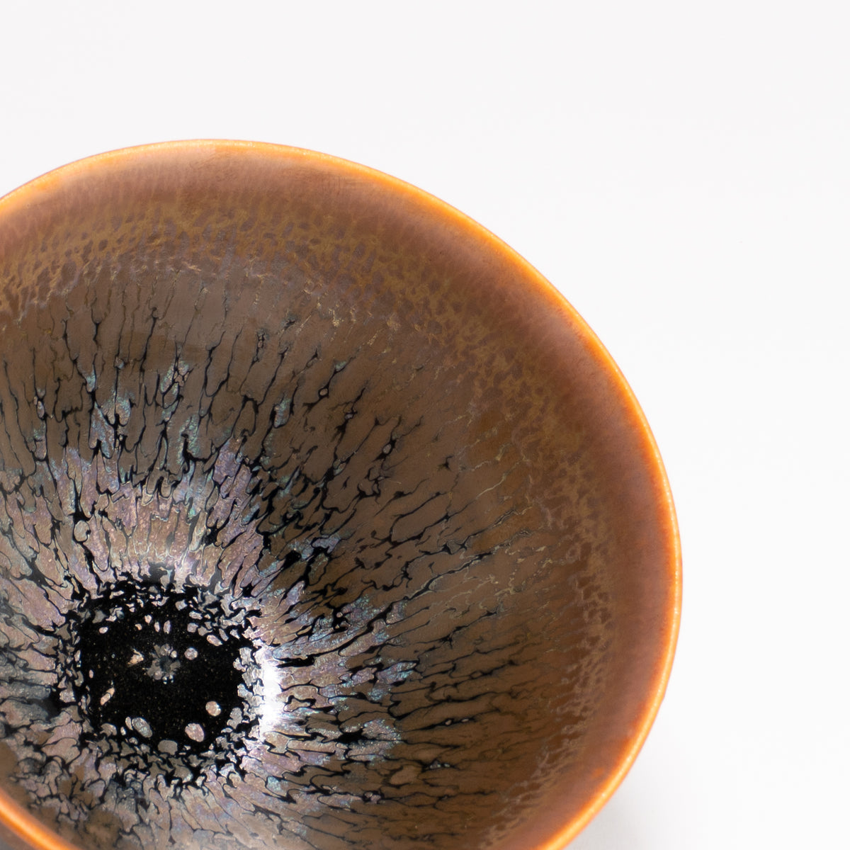 抹茶碗　天目"釉溜まり"4E　桶谷定一 KOTOPOTTER