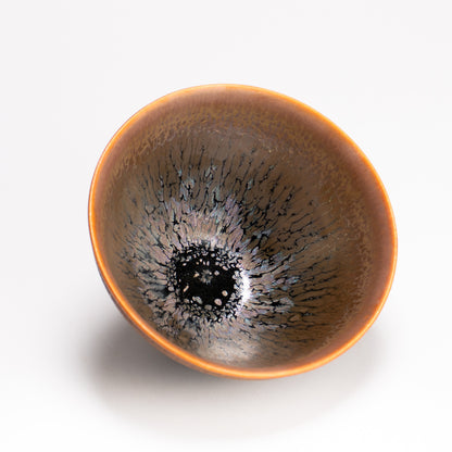 抹茶碗　天目"釉溜まり"4E　桶谷定一 KOTOPOTTER