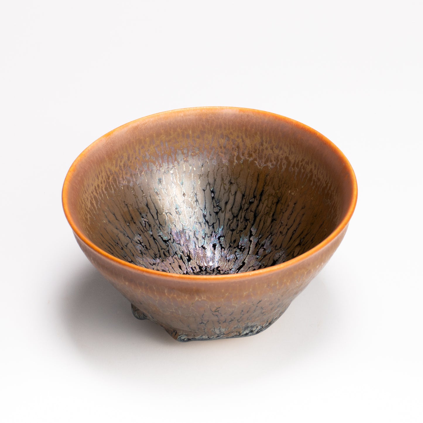 抹茶碗　天目"釉溜まり"4E　桶谷定一 KOTOPOTTER