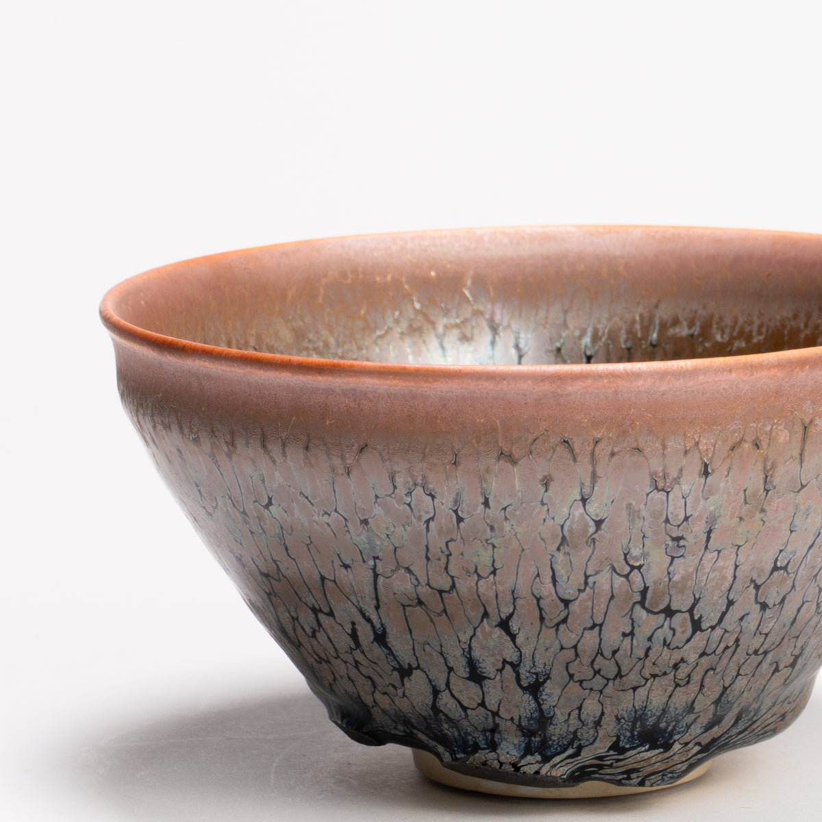 抹茶碗　天目"釉溜まり"4F　桶谷定一 KOTOPOTTER