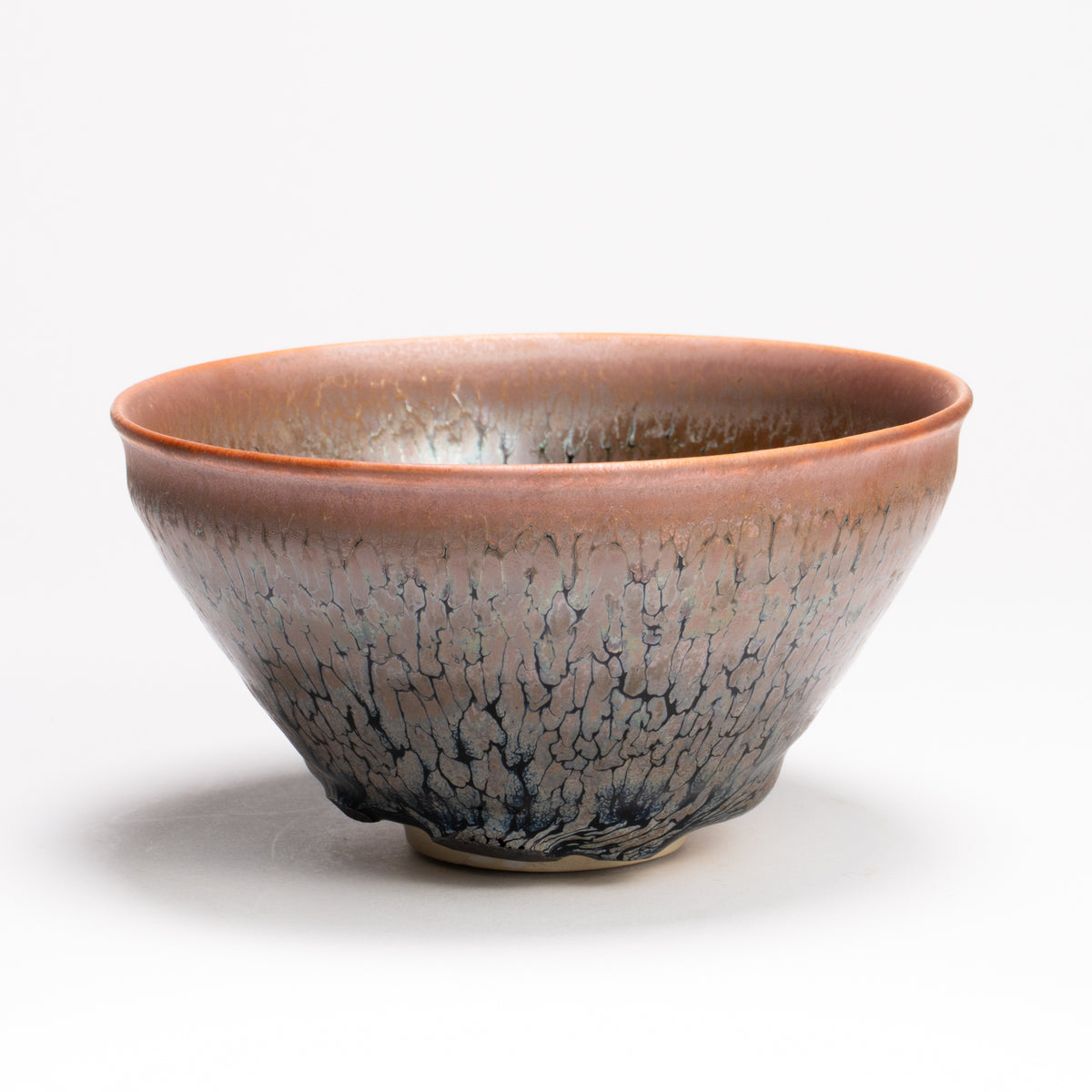 抹茶碗　天目"釉溜まり"4F　桶谷定一 KOTOPOTTER