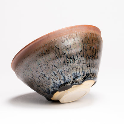 抹茶碗　天目"釉溜まり"4F　桶谷定一 KOTOPOTTER