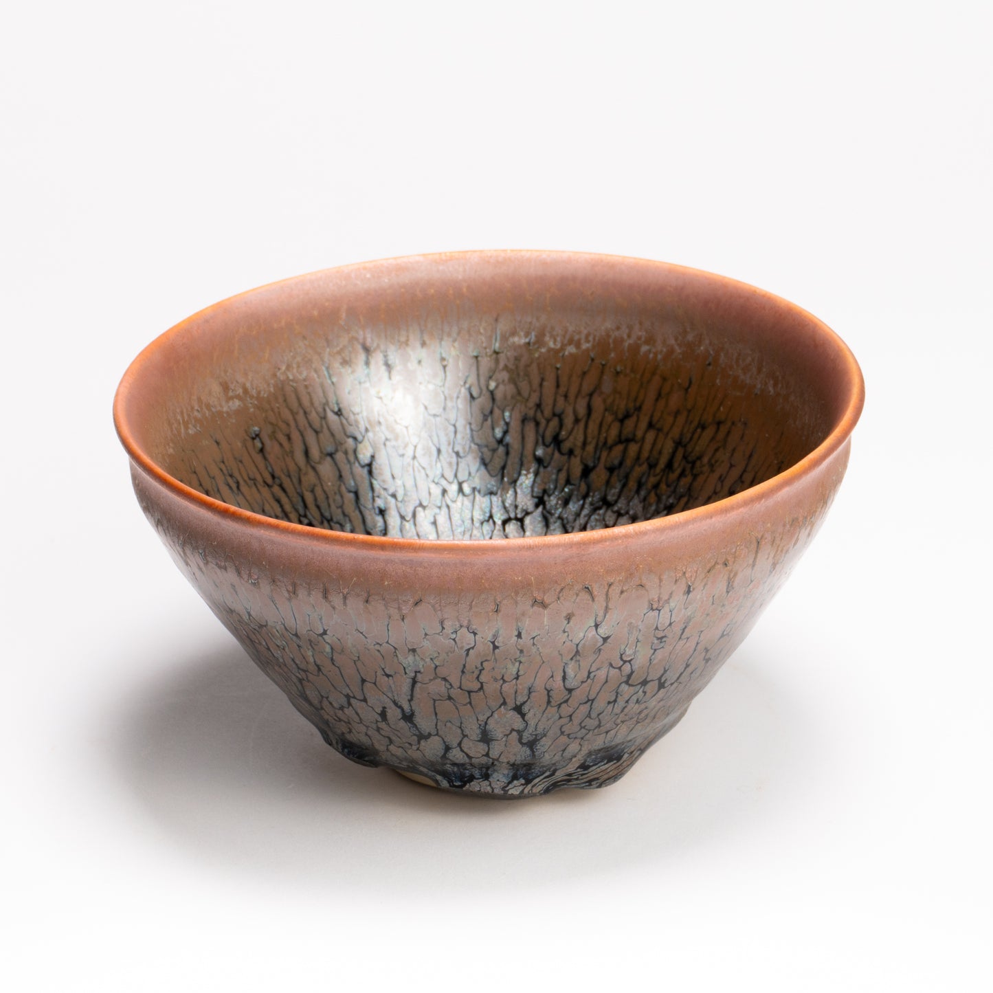 抹茶碗　天目"釉溜まり"4F　桶谷定一 KOTOPOTTER