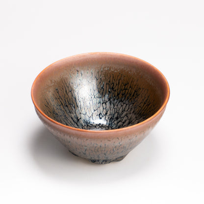 抹茶碗　天目"釉溜まり"4F　桶谷定一 KOTOPOTTER