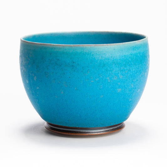 抹茶碗/カフェオレボウル　碧釉　高木竜太 KOTOPOTTER