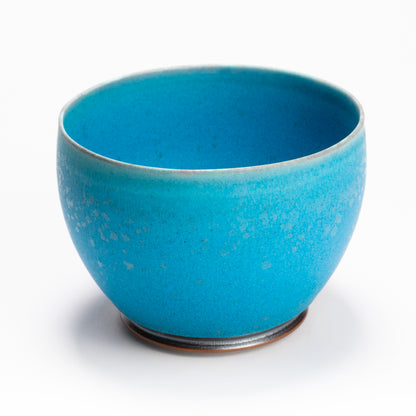 抹茶碗/カフェオレボウル　碧釉　高木竜太 KOTOPOTTER