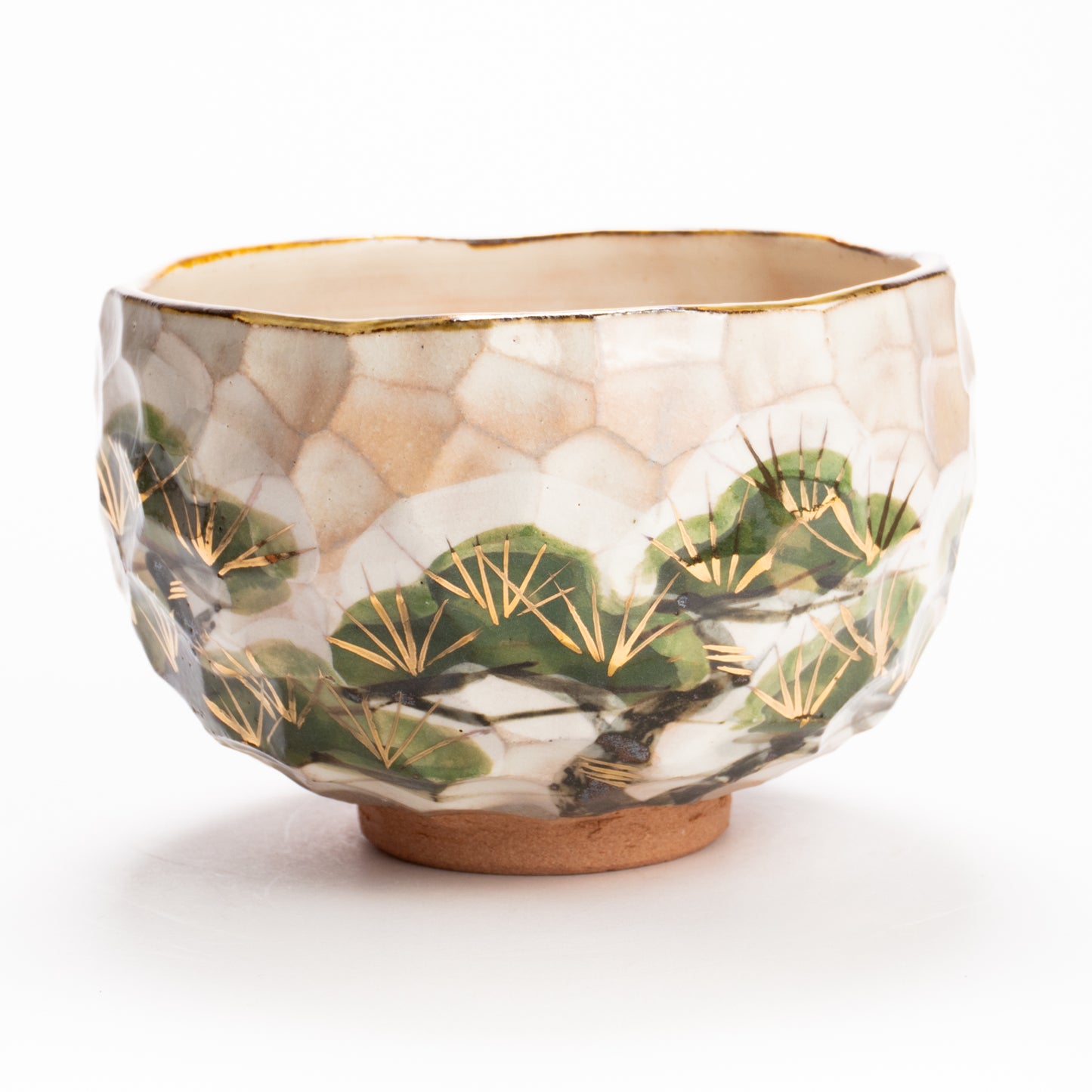 抹茶碗　色絵金彩 花詰　俊山窯 (コピー) KOTOPOTTER