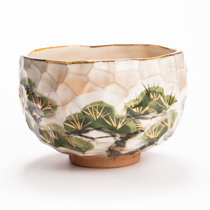 抹茶碗　色絵金彩 花詰　俊山窯 (コピー) KOTOPOTTER