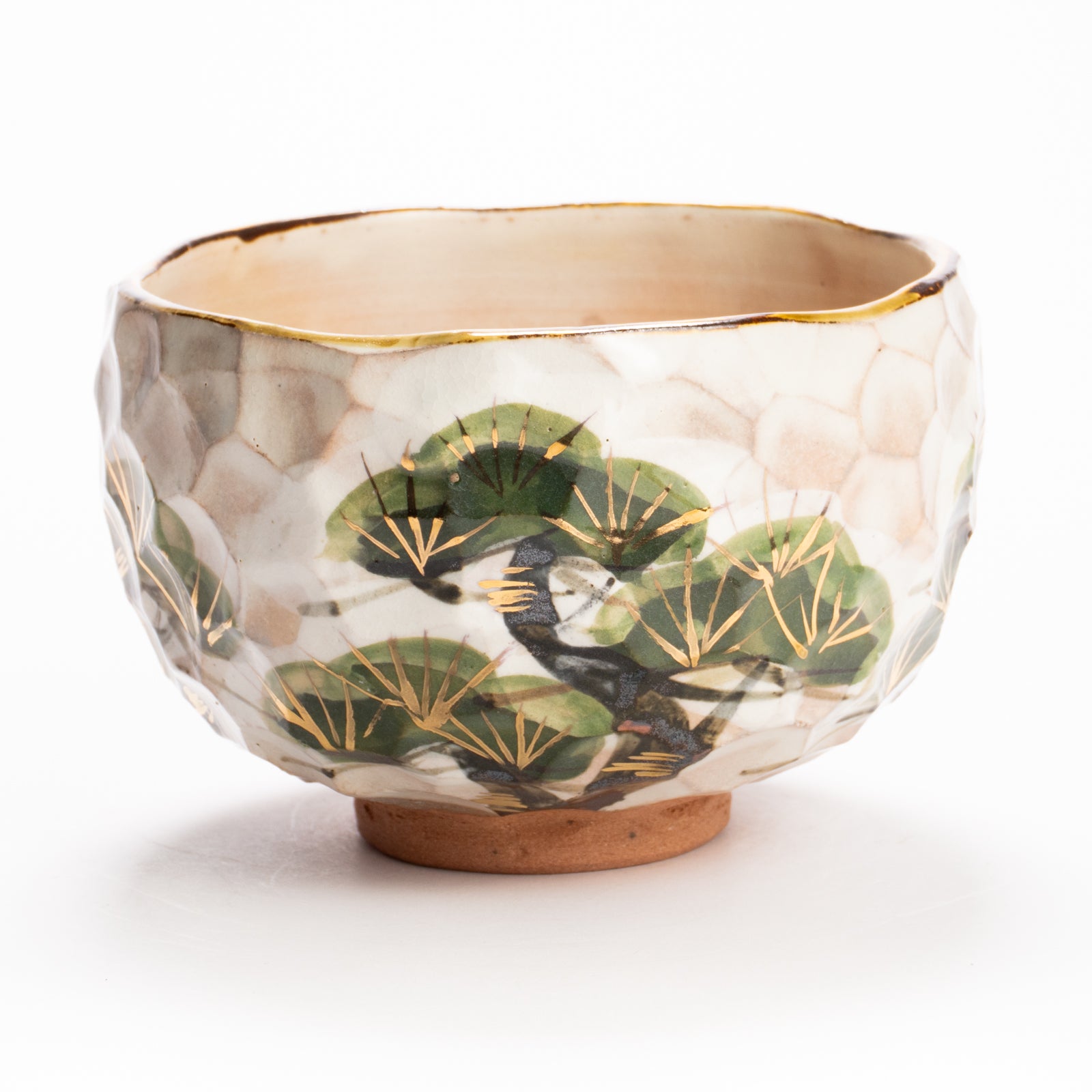 抹茶碗　色絵金彩 花詰　俊山窯 (コピー) KOTOPOTTER
