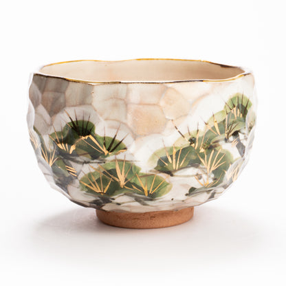 抹茶碗　色絵金彩 花詰　俊山窯 (コピー) KOTOPOTTER