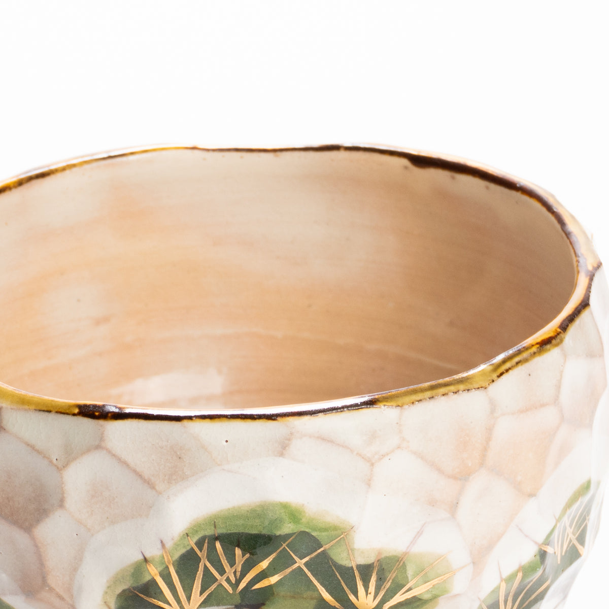 抹茶碗　色絵金彩 花詰　俊山窯 (コピー) KOTOPOTTER