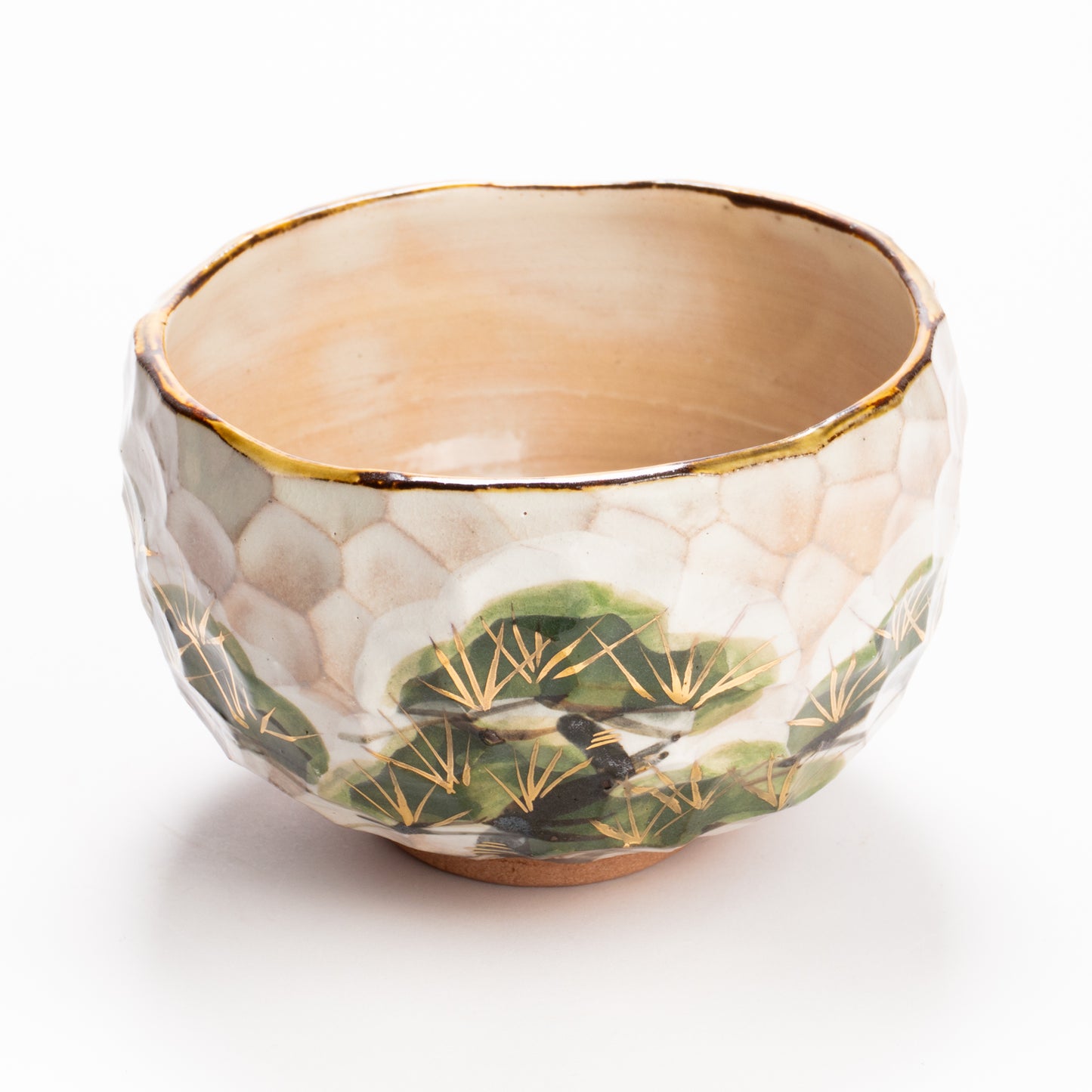 抹茶碗　色絵金彩 花詰　俊山窯 (コピー) KOTOPOTTER