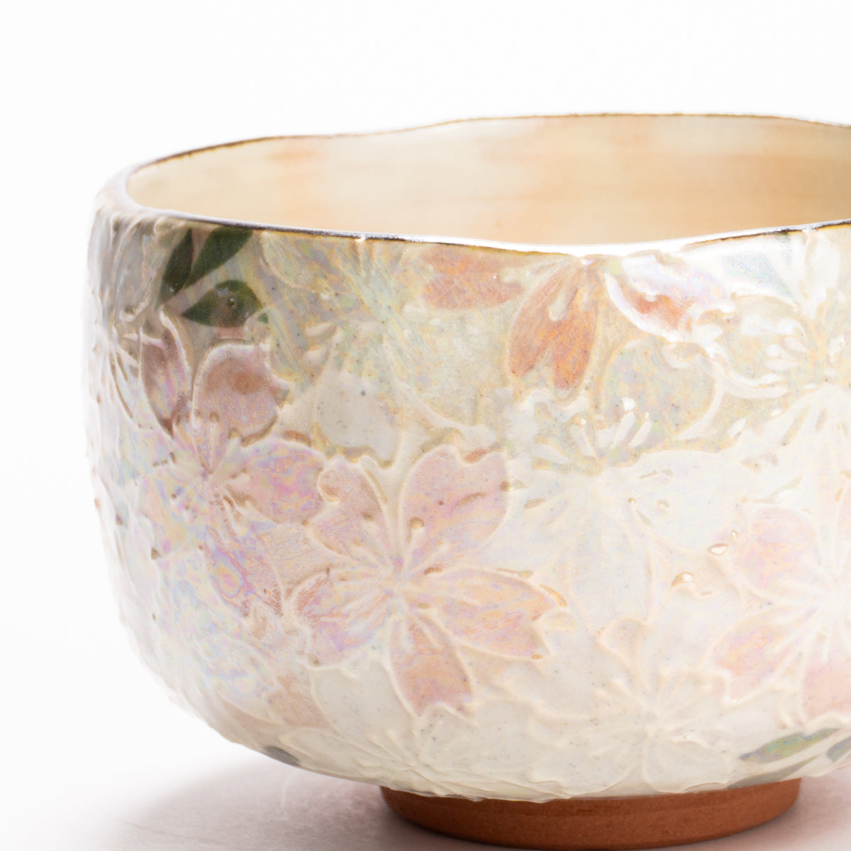 抹茶碗　ラスター彩 桜詰　俊山窯 KOTOPOTTER