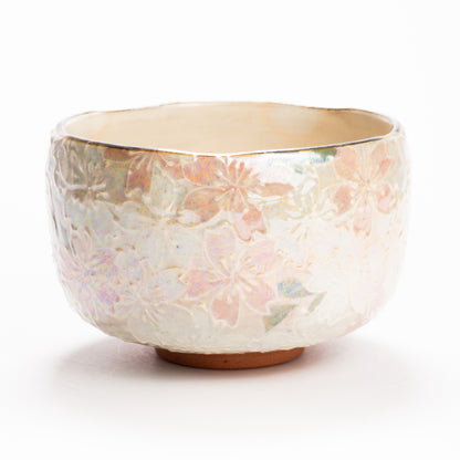 抹茶碗　ラスター彩 桜詰　俊山窯 KOTOPOTTER