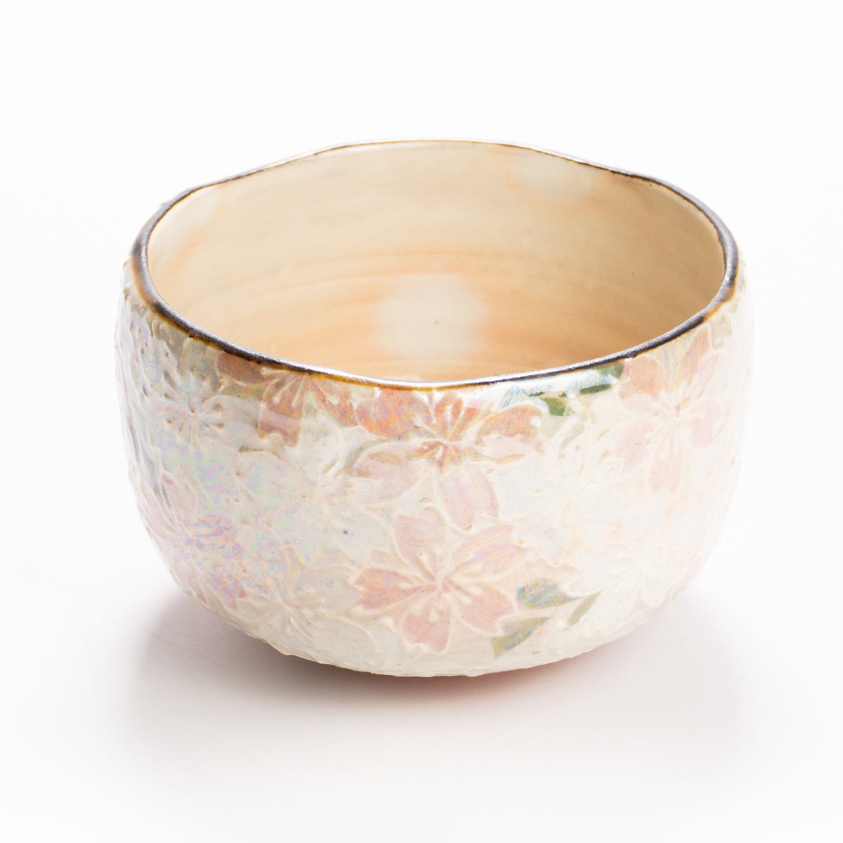 抹茶碗　ラスター彩 桜詰　俊山窯 KOTOPOTTER