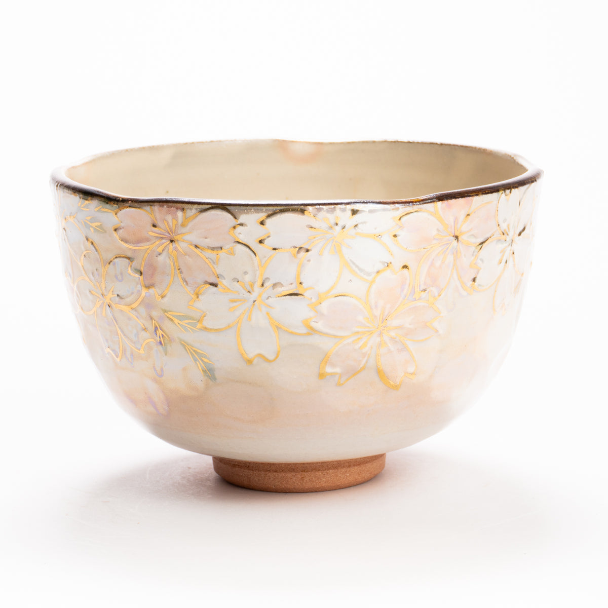 抹茶碗　ラスター彩 桜絵　俊山窯 KOTOPOTTER