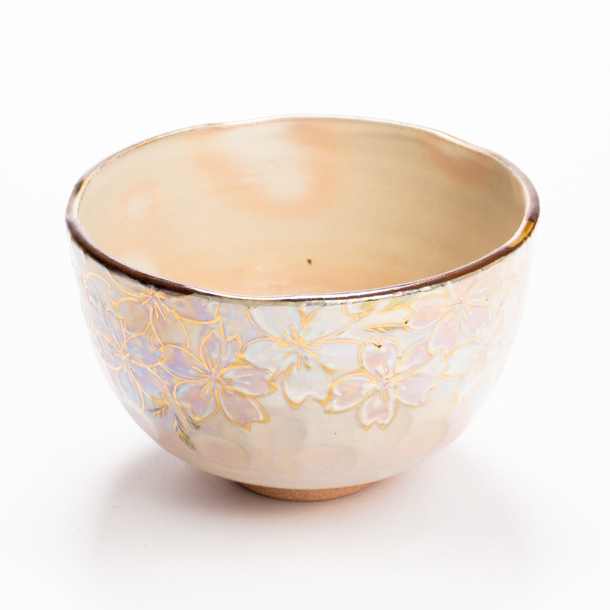 抹茶碗　ラスター彩 桜絵　俊山窯 KOTOPOTTER