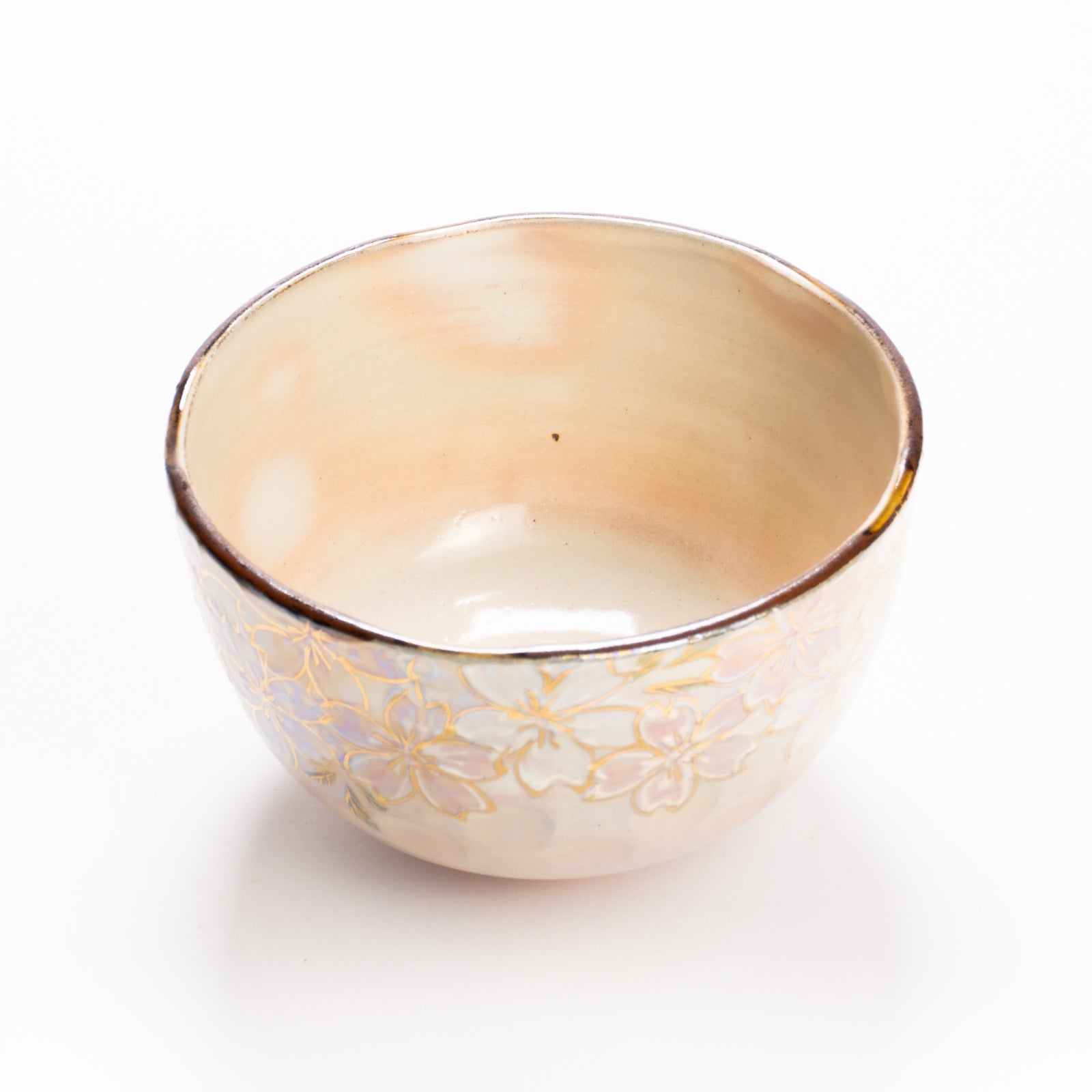 抹茶碗　ラスター彩 桜絵　俊山窯 KOTOPOTTER