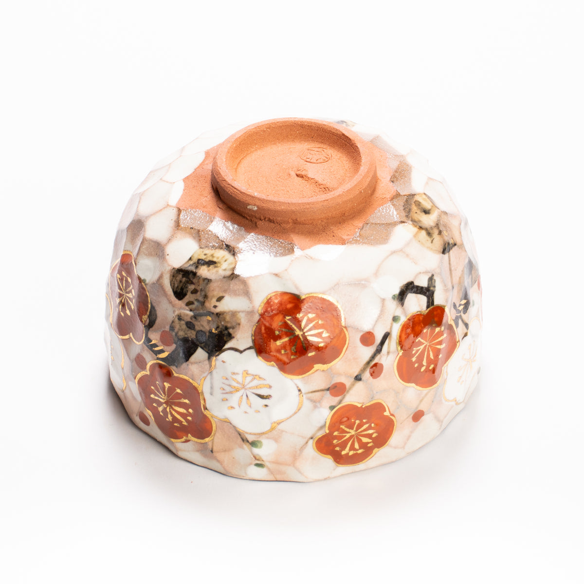 抹茶碗　紅白梅　俊山窯 KOTOPOTTER