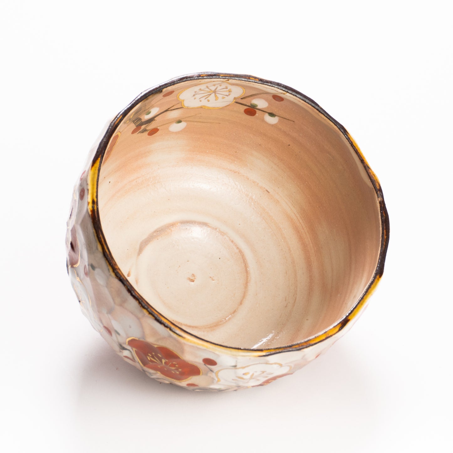 抹茶碗　紅白梅　俊山窯 KOTOPOTTER