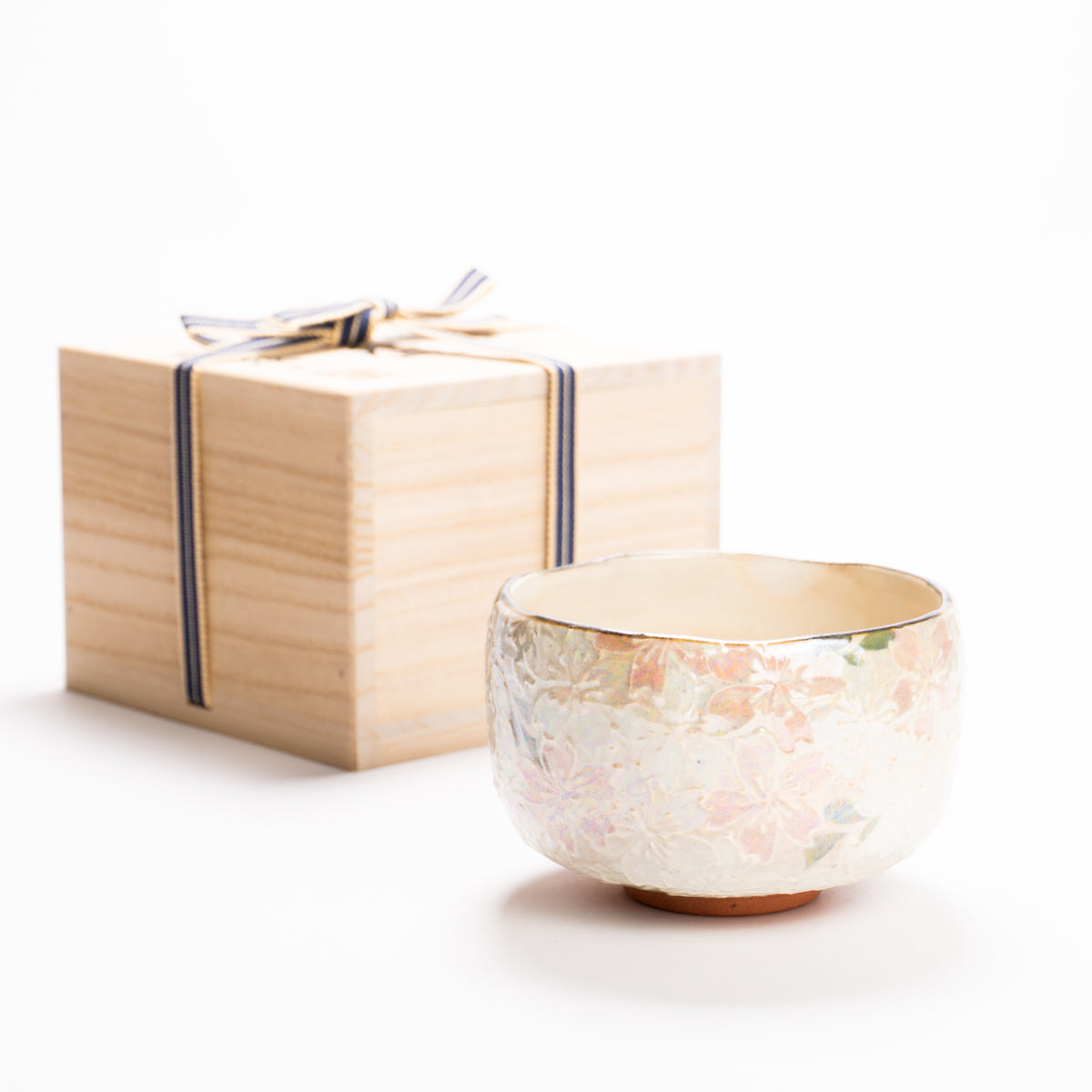 抹茶碗　ラスター彩 桜詰　俊山窯 KOTOPOTTER