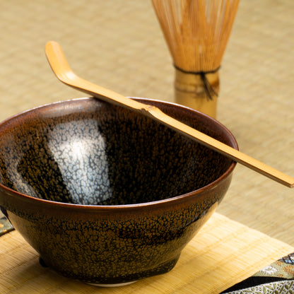 抹茶碗　天目"釉溜まり"4B　桶谷定一 KOTOPOTTER