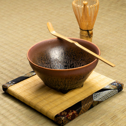抹茶碗　天目"釉溜まり"4D　桶谷定一 KOTOPOTTER