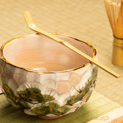 抹茶碗　色絵金彩 花詰　俊山窯 (コピー) KOTOPOTTER
