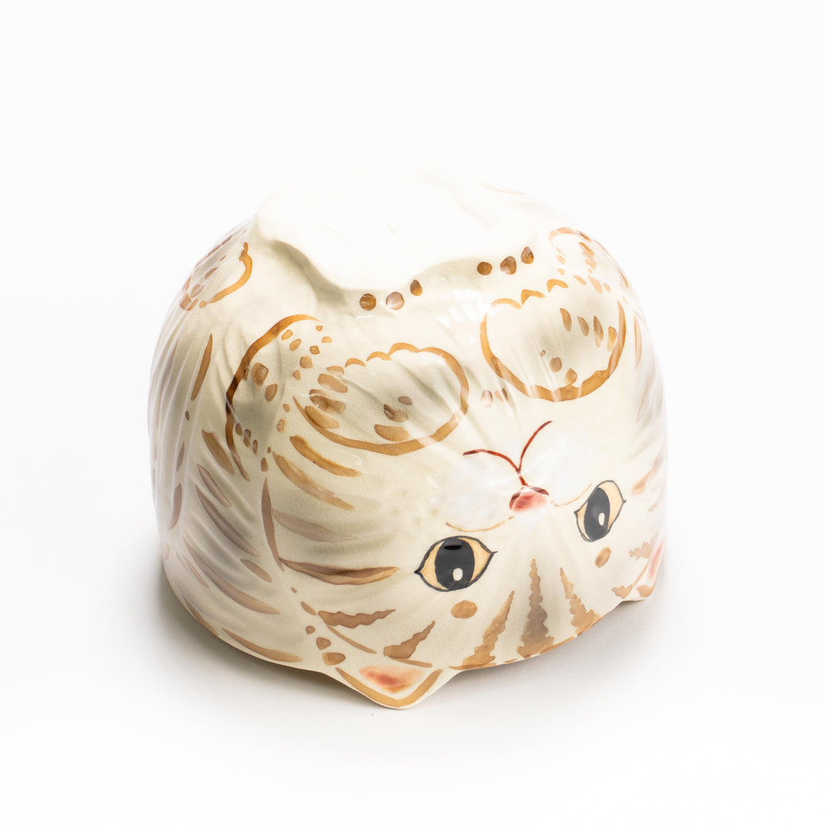 抹茶碗　茶虎猫　良二 KOTOPOTTER