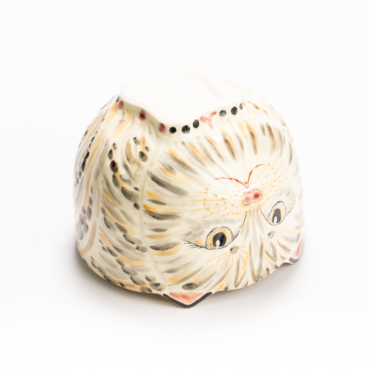抹茶碗　キジトラ猫　良二 KOTOPOTTER