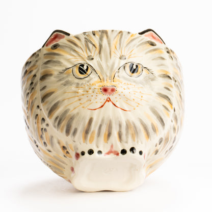 抹茶碗　キジトラ猫　良二 KOTOPOTTER
