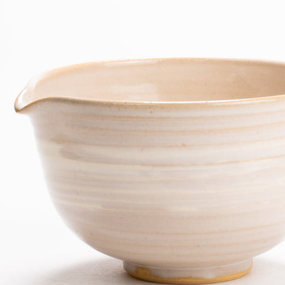 片口抹茶碗　白萩　十全窯 KOTOPOTTER