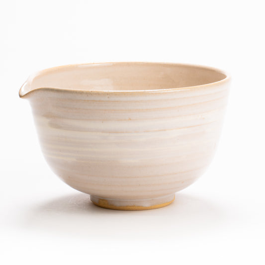 片口抹茶碗　白萩　十全窯 KOTOPOTTER