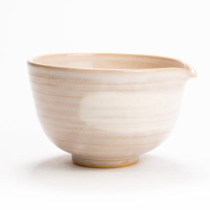 片口抹茶碗　白萩　十全窯 KOTOPOTTER