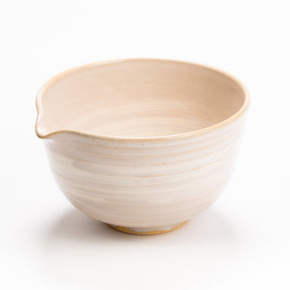 片口抹茶碗　白萩　十全窯 KOTOPOTTER